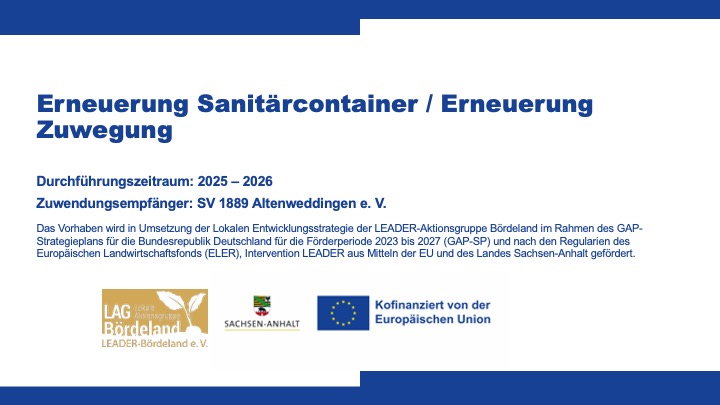 Sanitrcontainer ST EU PowerPoint Kofinanziert